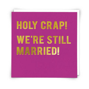 Holy Crap Greetings Card