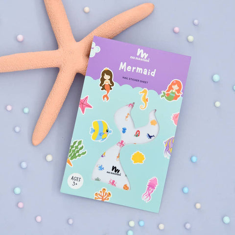 Mermaid Themed Nail Stickers