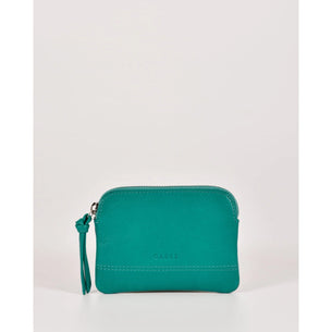 Gabee Amara Leather Pouch - Turquoise