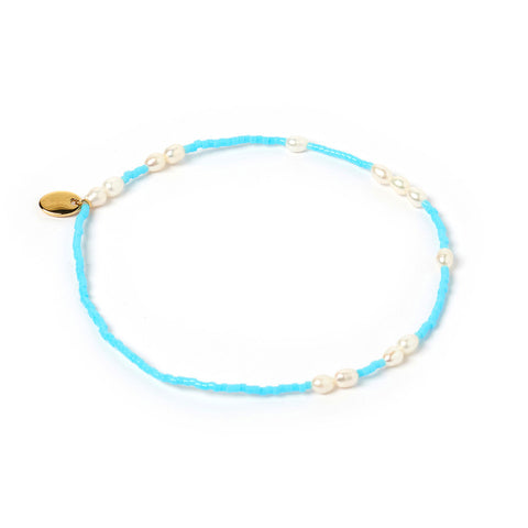 POPPY ANKLET - TURQUOISE