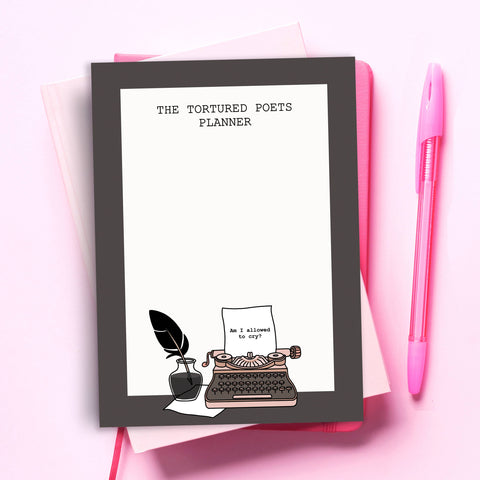 Taylor Swift Tortured Poets Notepad