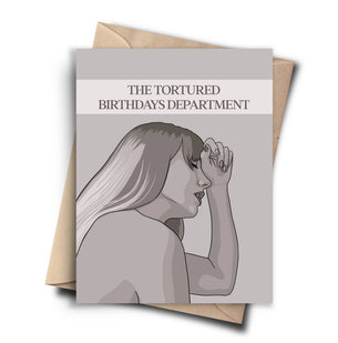 Tortured Birthdays Card - Taylor Swift