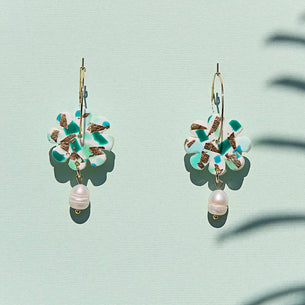 Petite Flowers Emerald