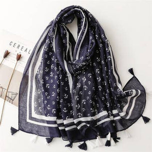 Nautical Cotton Scarf