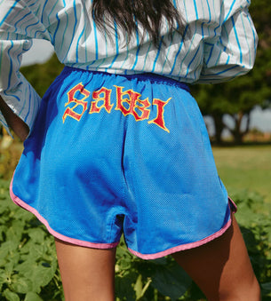 THE MESH BOXER SHORT - BLUE