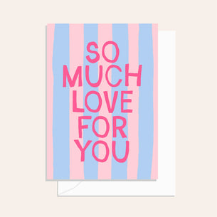 So Much Love Beach Club Stripe