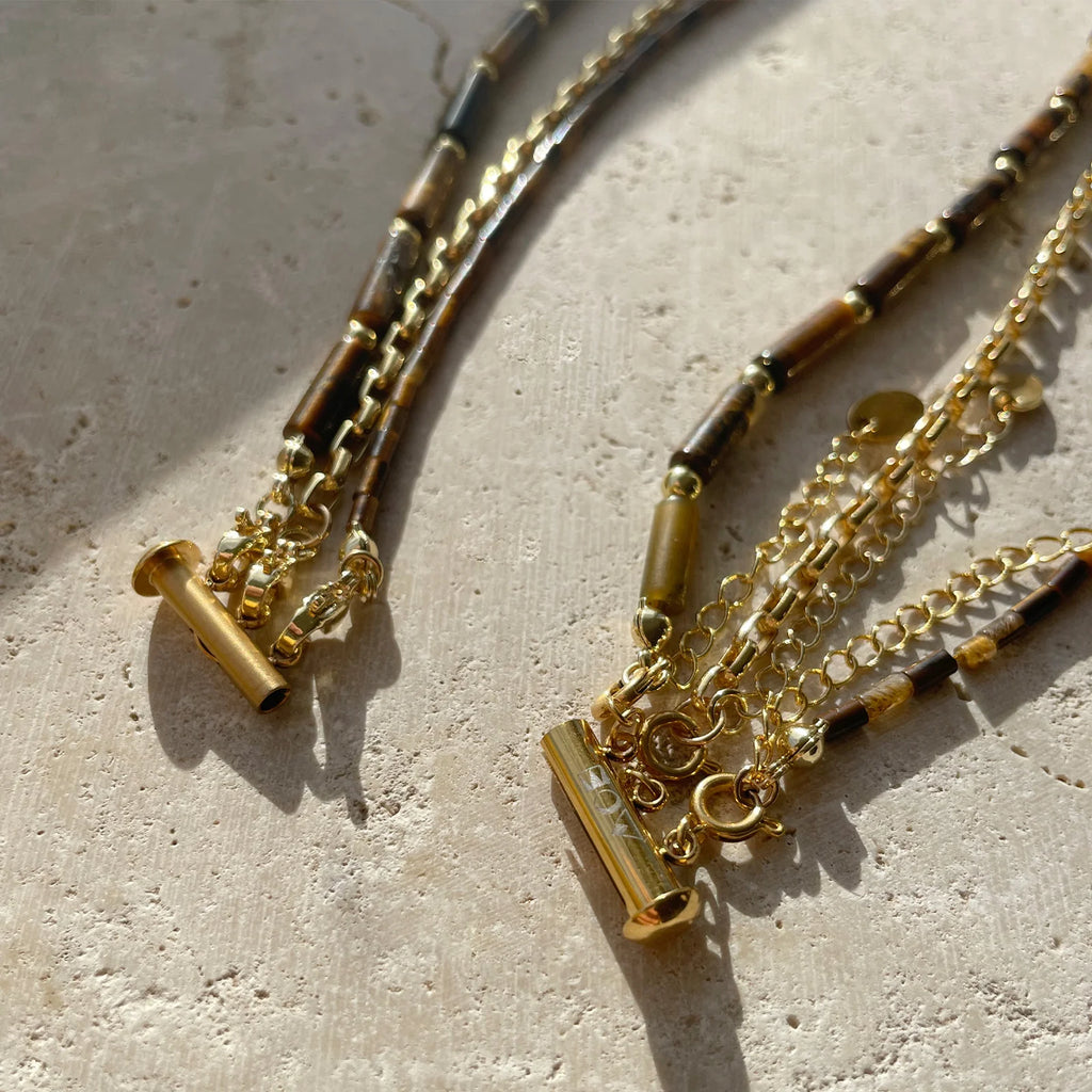 NECKLACE STACKING CLASP - GOLD