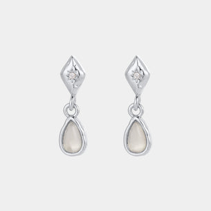 Clea Drop Earring - Silver