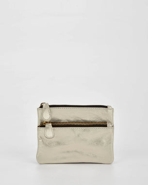 Comet Metallic Purse - Champagne