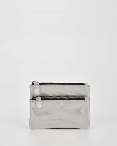 Comet Metallic Purse - Silver