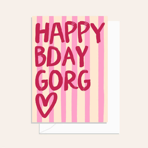 Happy Birthday Gorg