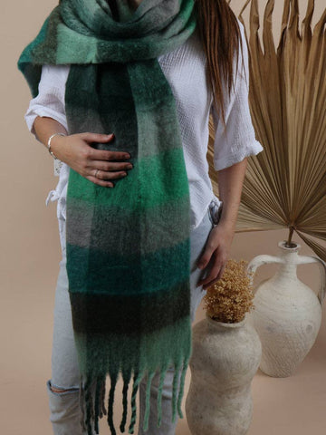 Fluffy Oversized Scarf - Alaska - Cloud