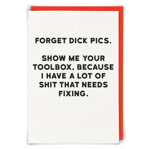 Forget Dick Pics