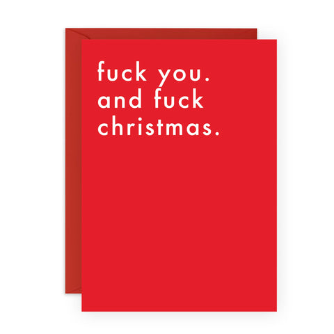 FUCK CHRISTMAS