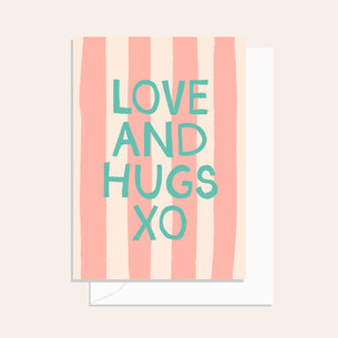 Love and Hugs Beach Club Stripe