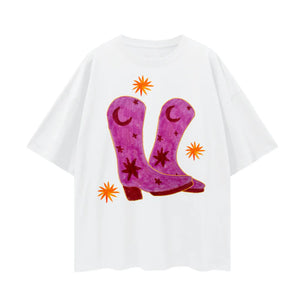 Maku Cowgirl Boots T-Shirt (OVERSIZED)