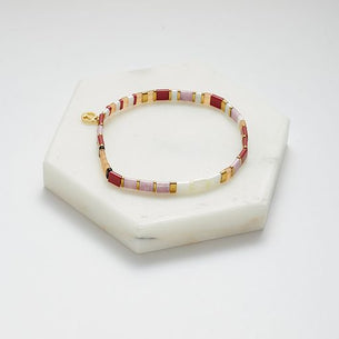 Tile Bracelet - Rouge