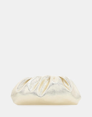 KYLA CLUTCH - GOLD METALLIC