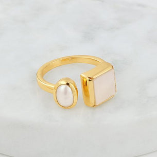 Hariette Pearl/Mother of Pearl Ring