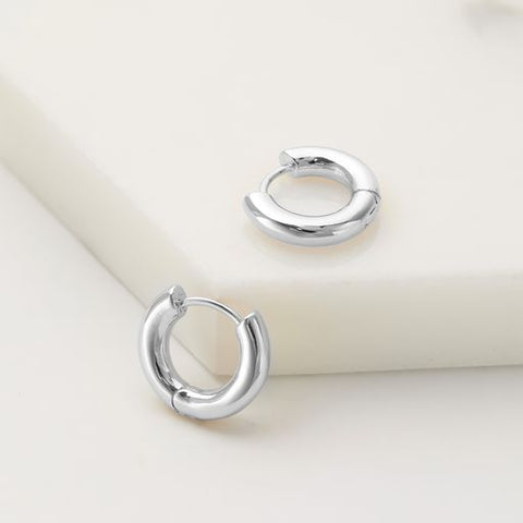 Kendall Hoop - Small - Silver