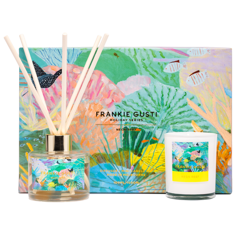 HOLIDAY SERIES CANDLE & DIFFUSER DUO | NEON REEF