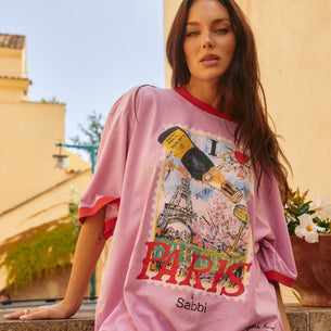sabbi Paris Love Notes tee