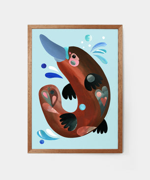 PLATYPUS FINE ART PRINT