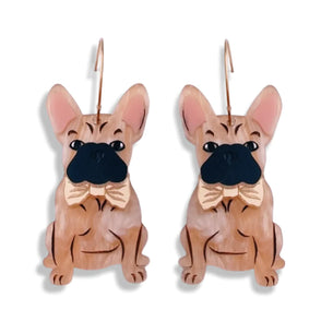Frenchie Dangles - Fawn (NO Glasses)