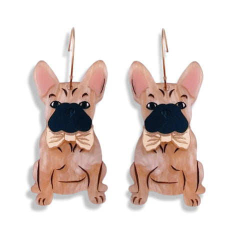 Frenchie Dangles - Fawn with Glasses