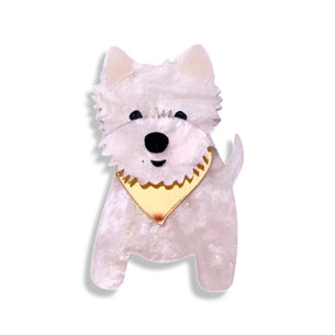 Westie  - Brooch