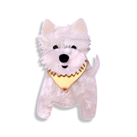 Westie  - Brooch