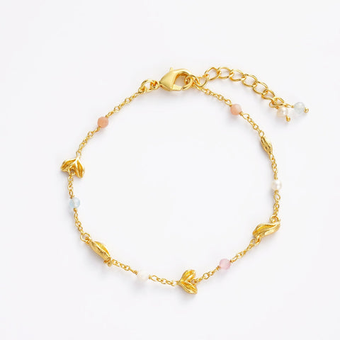 Poppy Bracelet - Pastel - Gold