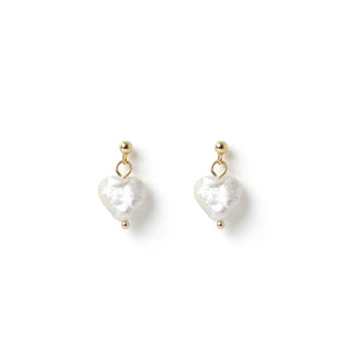 Lover Gold and Pearl Earrings