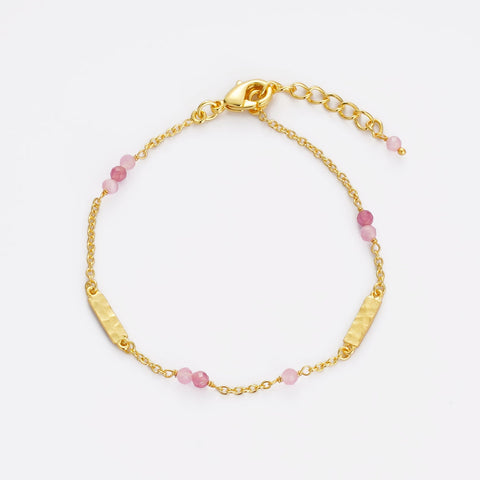 Rosie Bracelet - Pink / Gold