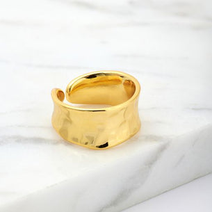 Bianca Adjustable Ring - Gold