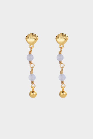 Shelly Drop Earring - Gold