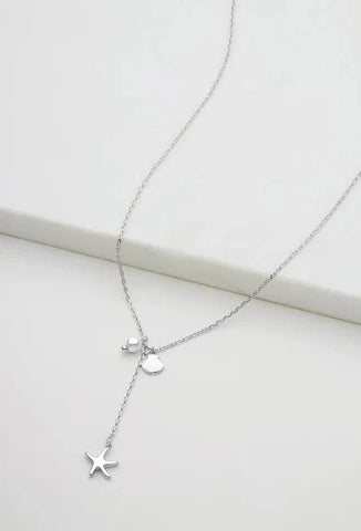 Ocean Mini Necklace - Silver