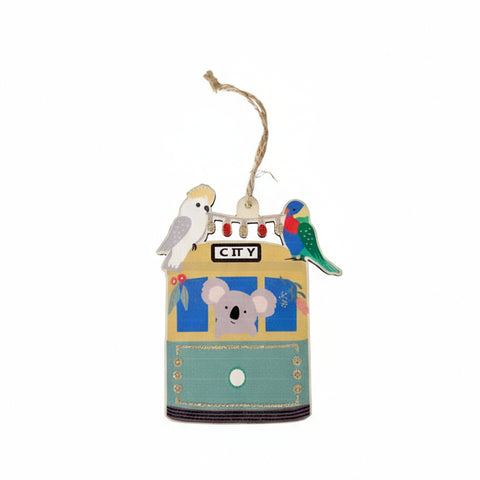 Oz Animals with Tram Hanging Decorations