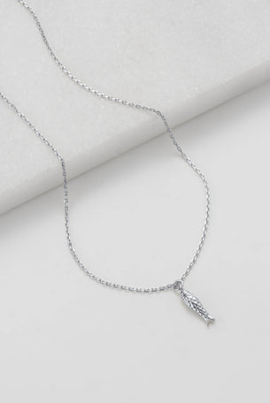 Tate Mini Necklace - Silver