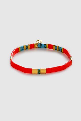 Tile Bracelet - NEW Coral
