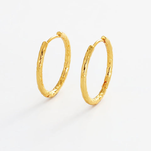 Lily Hoop - Medium Gold
