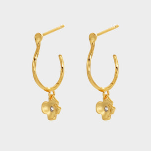 Fleur Hoop - Gold
