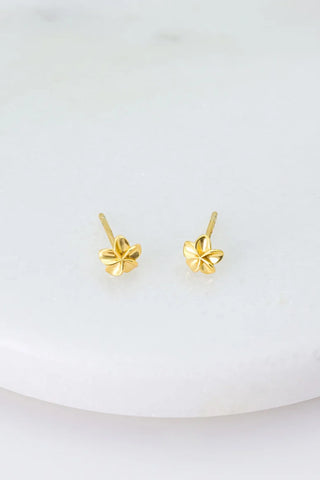 Flower Stud - Gold