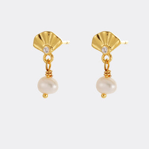 Paloma Pearl Drop - Gold
