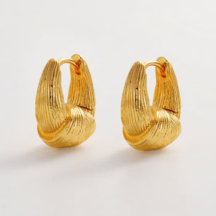 Evie Hoop Earring - Large Gold
