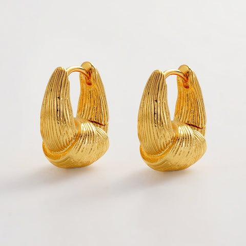 Evie Hoop Earring - Large Gold