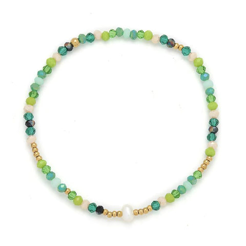 Allegra Bracelet - Jade/Gold