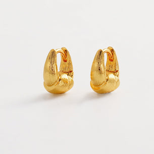 Evie Hoop Earring - Small Gold
