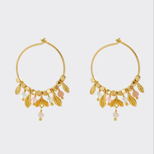 Poppy Hoop - Pastel / Gold
