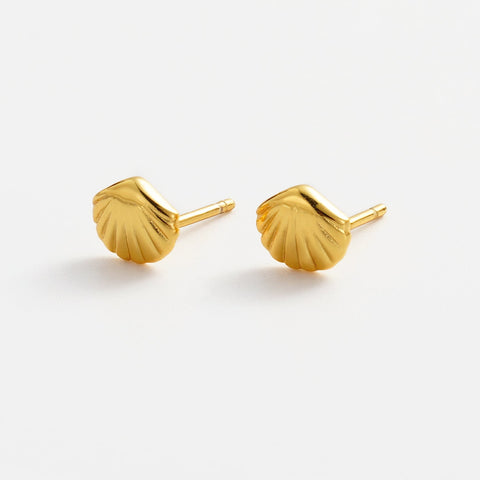 Shelly Stud - Gold